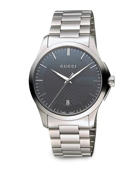 gucci g-timeless diamond & stainless steel watch|Gucci g timeless watch men's.